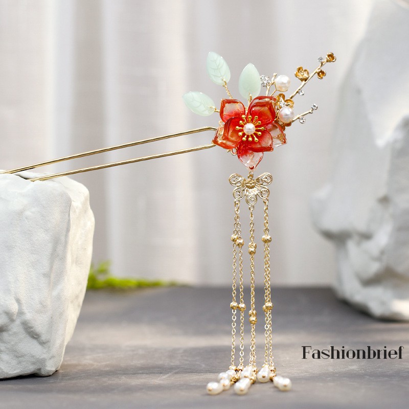 Trâm Cài Tóc Đính Ngọc Trai Giả Thời Trang Thanh Lịch Dành Cho Nữ