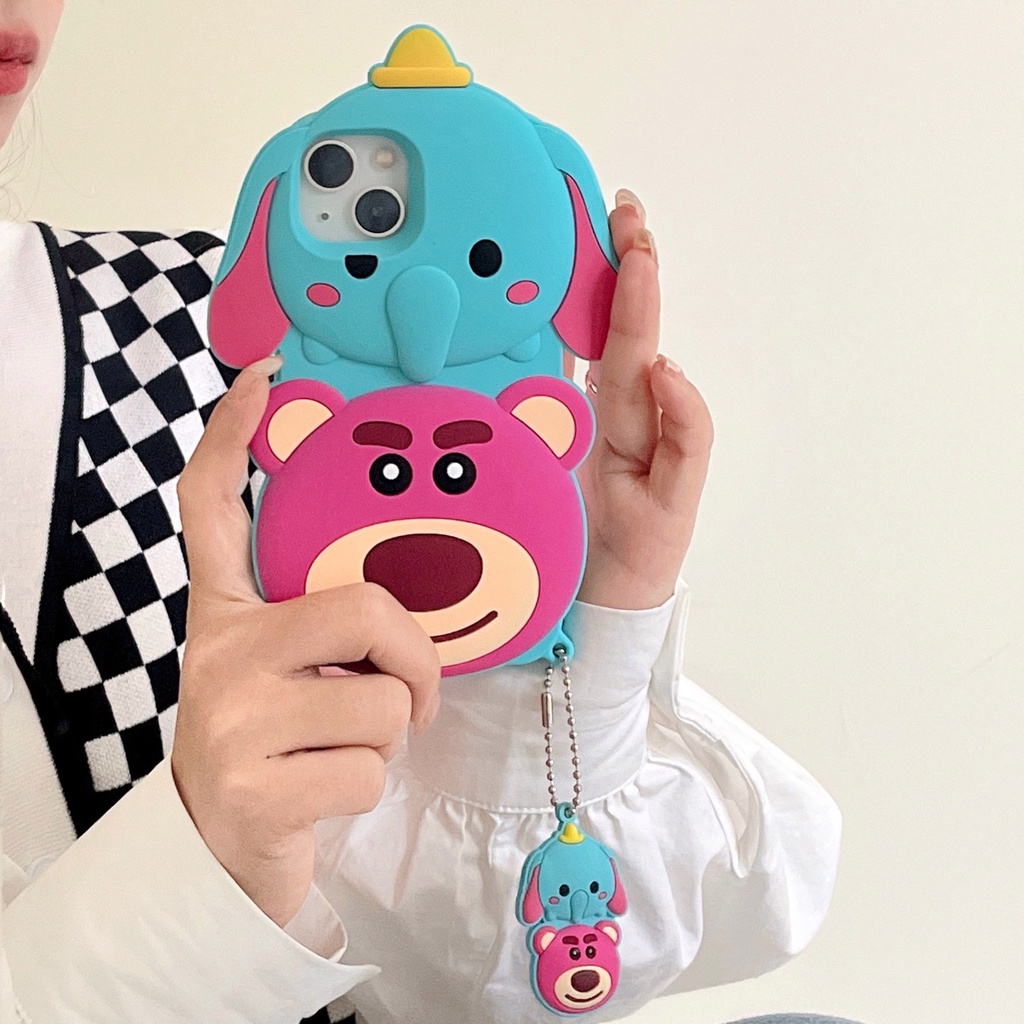 Ốp Điện Thoại Silicon Mềm In Hình Thú Hoạt Hình Cho iPhone 6/7/8/X/XS/XR/11/12/13pro max