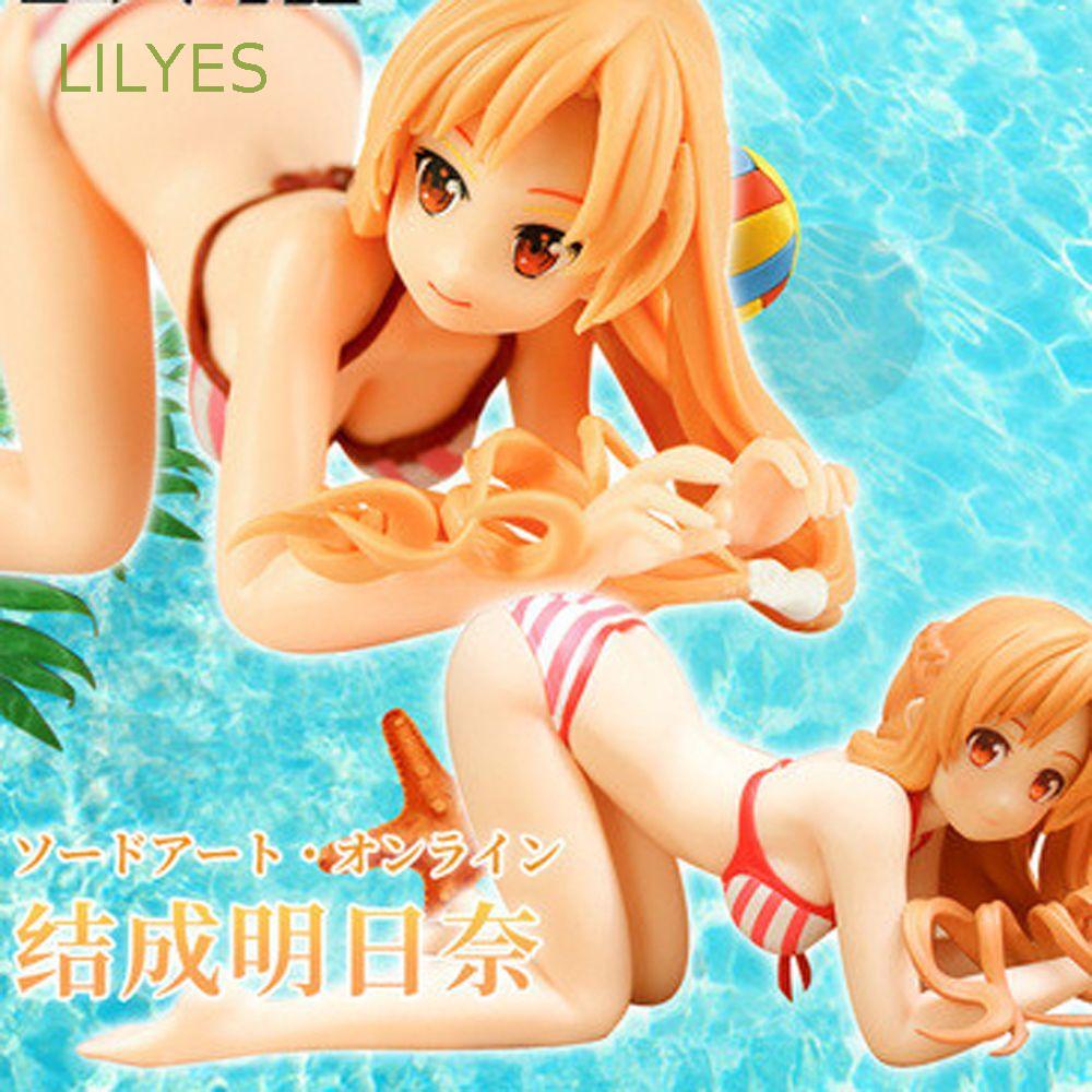 Lilyes Yuuki Asuna Art Online SAO Giá Đỡ Điện Thoại Bằng PVC Hình Anime Asuna Làm Quà Tặng Cho Nữ