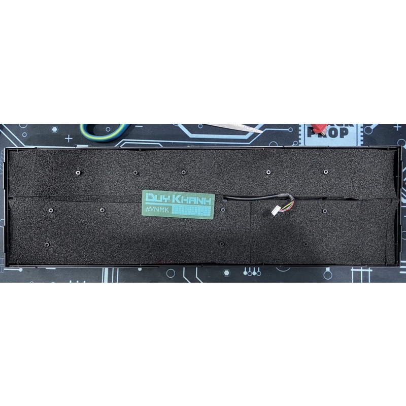 [Kaenkey] Foam cao su lưu hoá tấm nguyên, foam PE trắng / tiêu âm, chống ồn, tăng cảm giác bấm | BigBuy360 - bigbuy360.vn