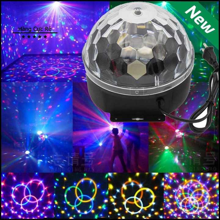 ĐÈN LED VŨ TRƯỜNG TO NHÁY TẾT NHÁY THEO NHẠC TÍCH HỢP LOA BLUETOOTH MỚI NHẤT 2023- ĐÈN LED 7 MÀU XOAY 360 ĐỘ