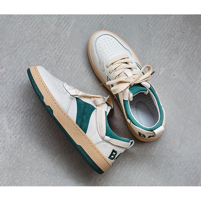 Giày sneaker thể thao da nam cao cấp D101, phong cách trẻ trung năng động, đế cao su non đi cực êm | BigBuy360 - bigbuy360.vn