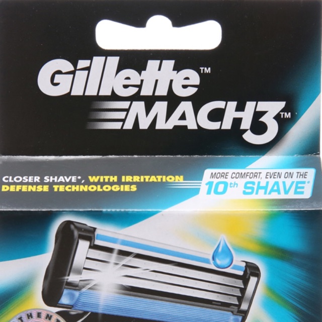 Bộ 2 cái lưỡi dao cạo râu 3 lưỡi Gillette Mach 3