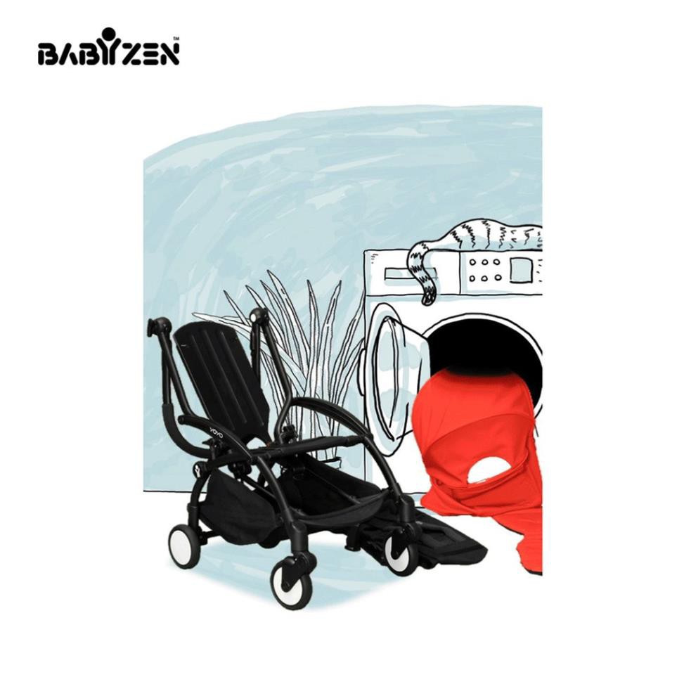 [Mã MKBC13 giảm 80k đơn 1 triệu] Xe đẩy Babyzen YOYO+ 0M+ Màu Xanh Mint