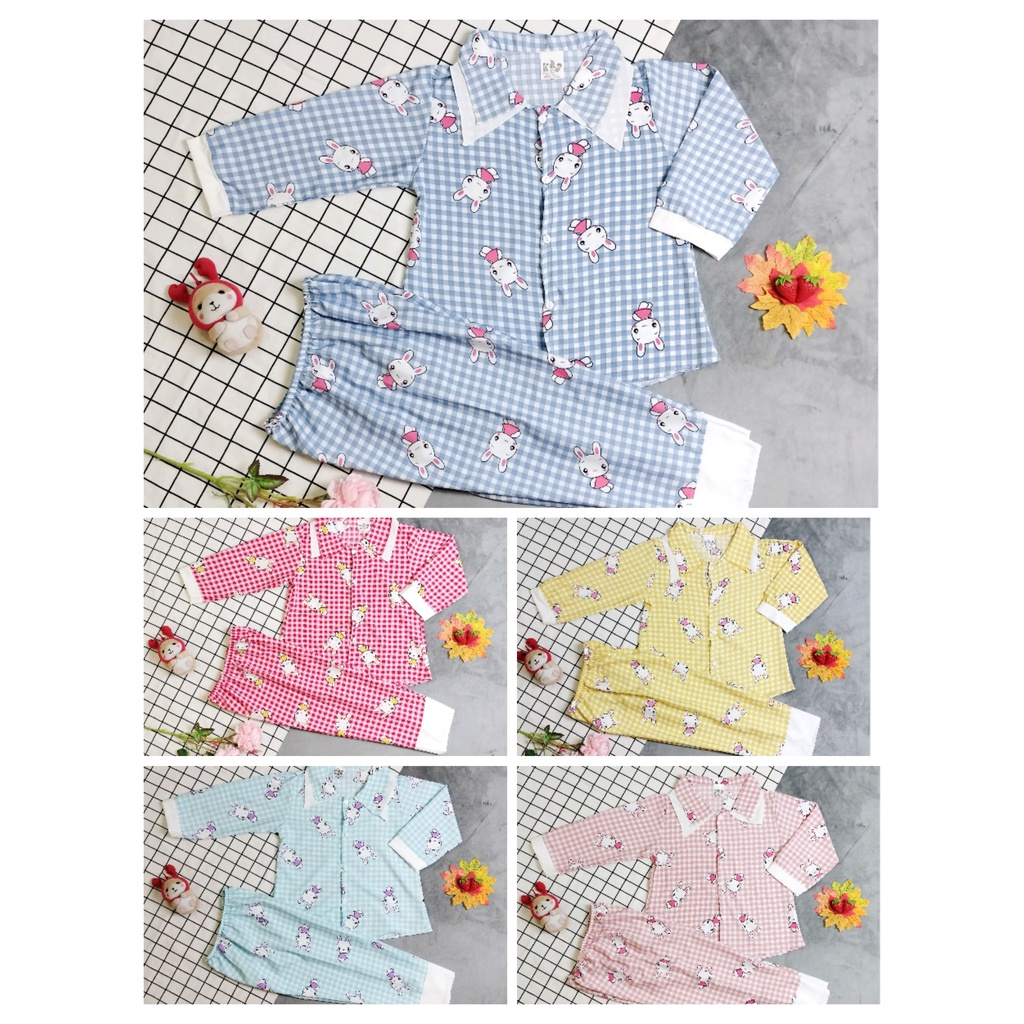 Combo 3 Bộ Lụa Tay Dài Cổ Sen Bé