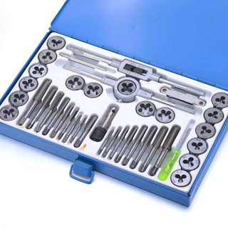 Bộ taro ren thép hợp kim 40 pcs hộp sắt