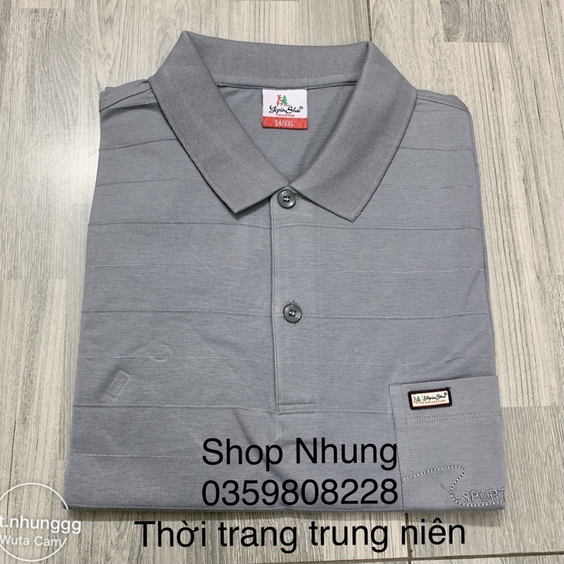 Áo thun cộc nam trung niên trung tuổi (loại màu trơn) có size cho người 90kg | BigBuy360 - bigbuy360.vn