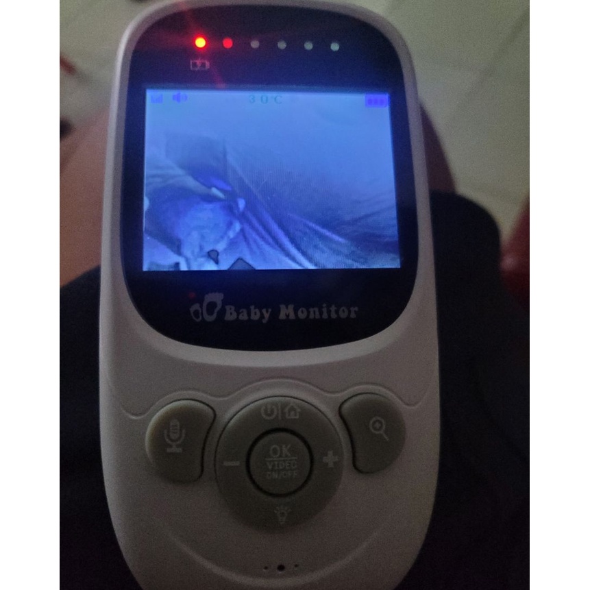 Máy báo khóc hiển thị hình ảnh, không dây, tần số sóng 2.4G Baby Monitor Plus- mbk02