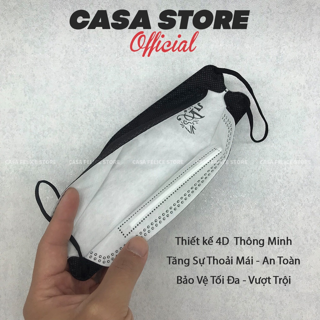 Khẩu Trang Y Tế KF94 An Mask Cao Cấp Chính Hãng – Tiêu Chuẩn Hàn Quốc (Túi Zip 10 Chiếc)