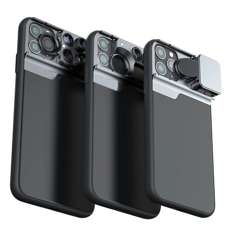 Bộ Ống Kính 5 Trong 1 Lens Siêu Mỏng 20X CPL Cho iPhone 13pro 12 11 pro max