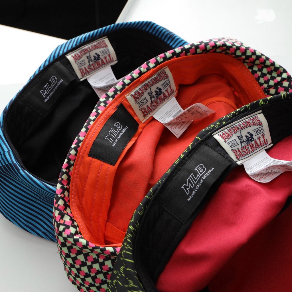 NÓN M L B  NEW YORK YAN KEE MONOGRAM CHẤT VẢI COTTON HÀN QUỐC CAO CẤP, NÓN THỜI TRANG BU10A22