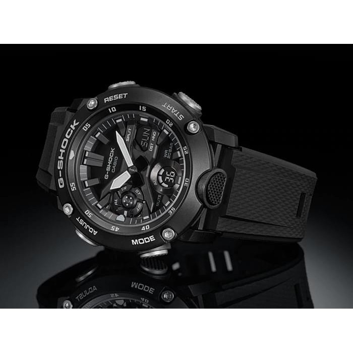 ĐỒNG HỒ CHÍNH HÃNG Casio G-SHOCK GA-2000S-1ADR Nam Quartz FULL ĐEN TRÈ TRUNG-THỂ THAO-SÀNH ĐIỆU