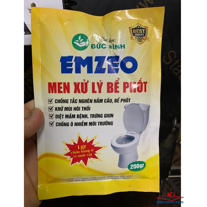 Men Vi Sinh Tiêu Hủy Chất Thải Hầm Cầu, Bể Tự Hoại Bị Đầy