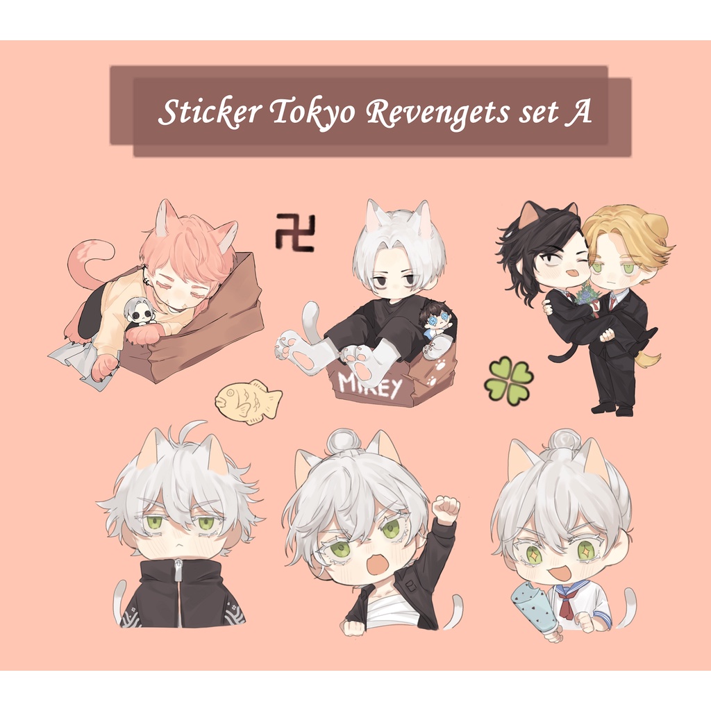 Sticker Tokyo Revengers tai thú