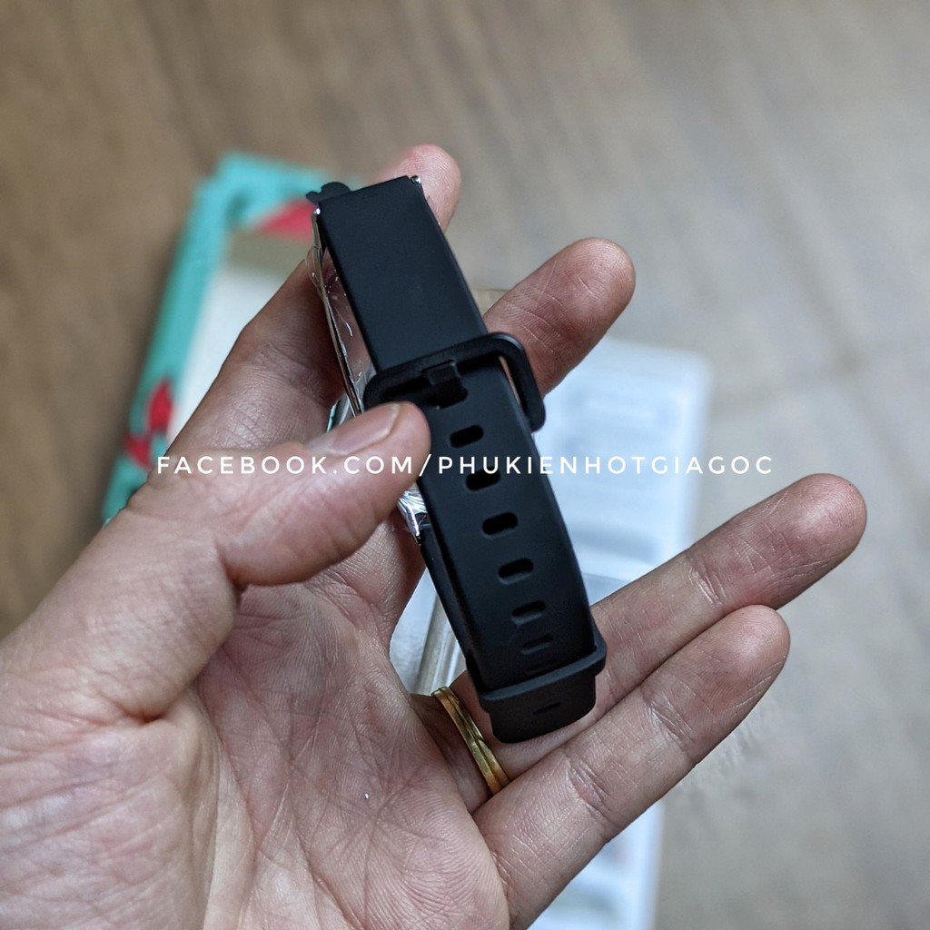 (Sẵn VN) Dây Thể Thao Mijobs cao su viền kim loại Mi band 5 / Dây cá tính cho Miband 5 / Mi band 3,4 có thể dùng chung