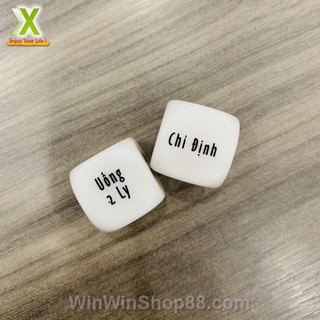Xí ngầu uống bia tiếng Việt chơi ăn nhậu uống bia vui nhộn,1 viên xí ngầu ăn chơi uống bia cực kỳ vui nhộn-Muasamhot1208