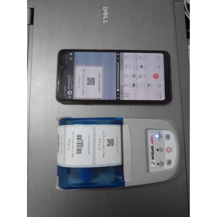 MÁY IN MÃ VẠCH KHÔNG DÂY BLUETOOTH NYEAR LABLE NP100-L