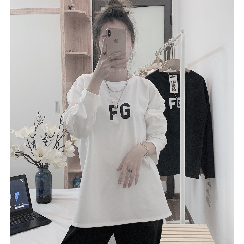 Áo nỉ sweater , áo nỉ Bingshop dài tay form rộng vải da cá cao cấp freeship