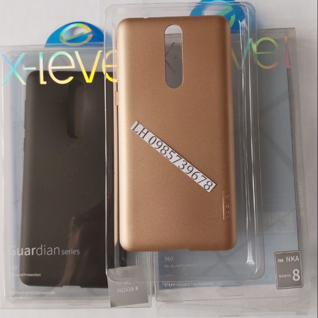 Ốp Dẻo Nokia 8 Chính hãng hiệu X-LEVE (Tặng Thêm Kính cường lực cao cấp)