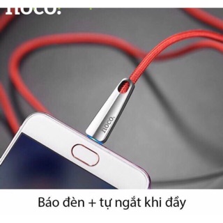 Cáp sạc nhanh tự ngăt cao cấp hoco u35 cho iphone android type c