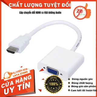 Cáp chuyển HDMI ra VGA (Ko audio) Dây cáp hdmi sang vga (Máy tính laptop sang máy chiếu, máy laptop sang tivi,..)