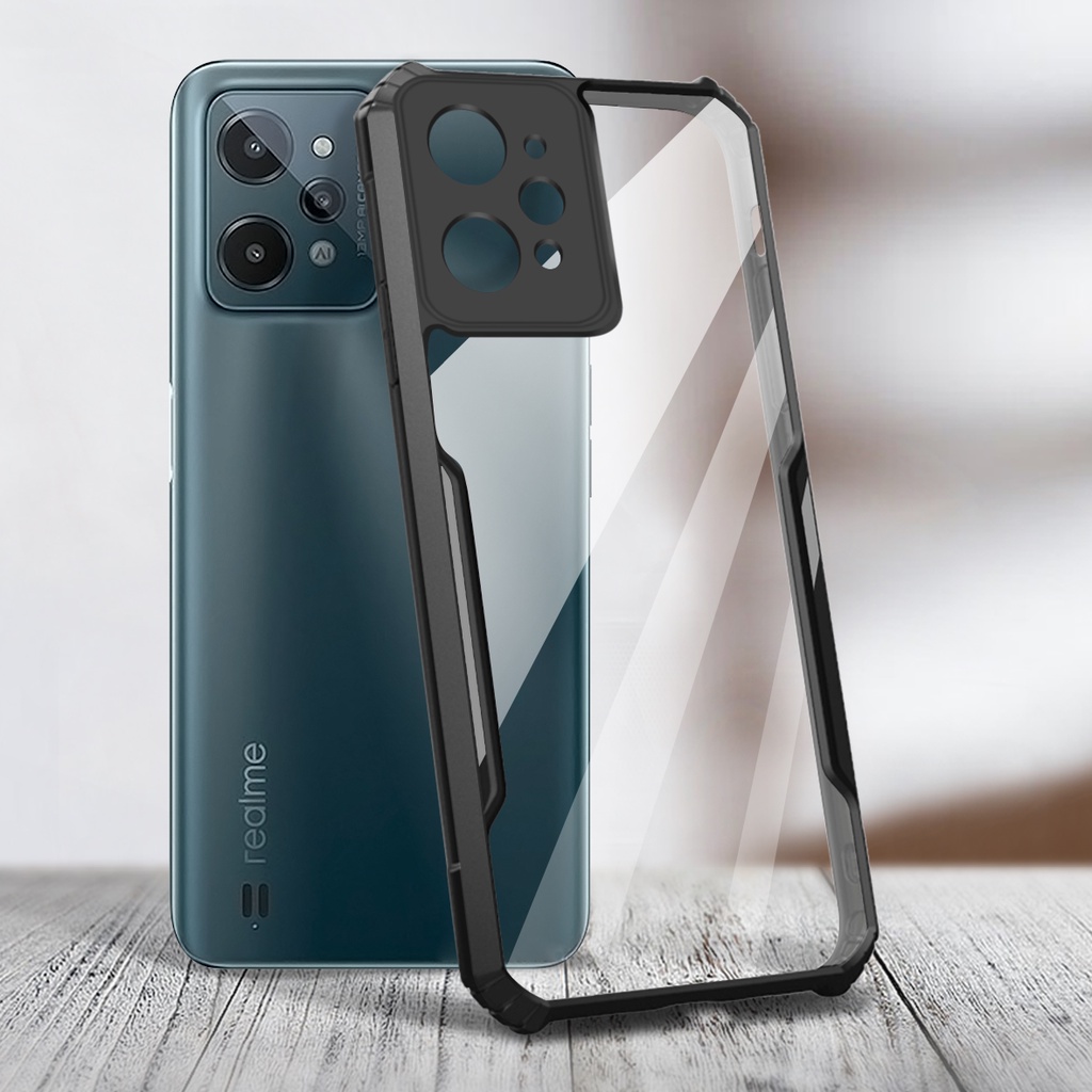 Ốp Điện Thoại Trong Suốt Có Đệm Túi Khí Chống Sốc Cho Realme C31 Realme C35 C12 C25 C25S C25Y C21Y