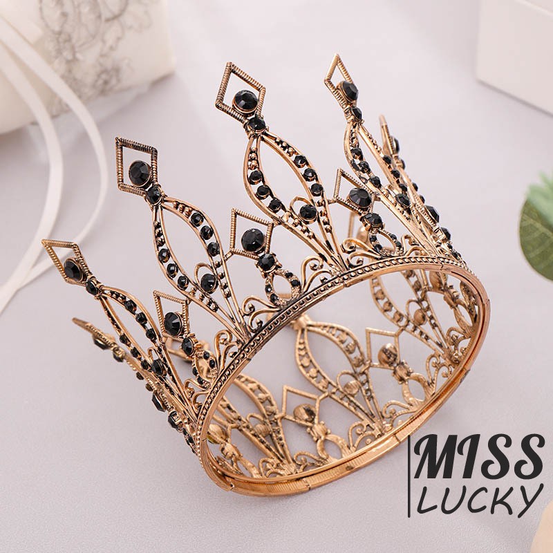 Vương miện kiểu dáng thời trang sang trọng đa dụng cho nữ