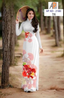 Vải may áo dài in hoa phượng