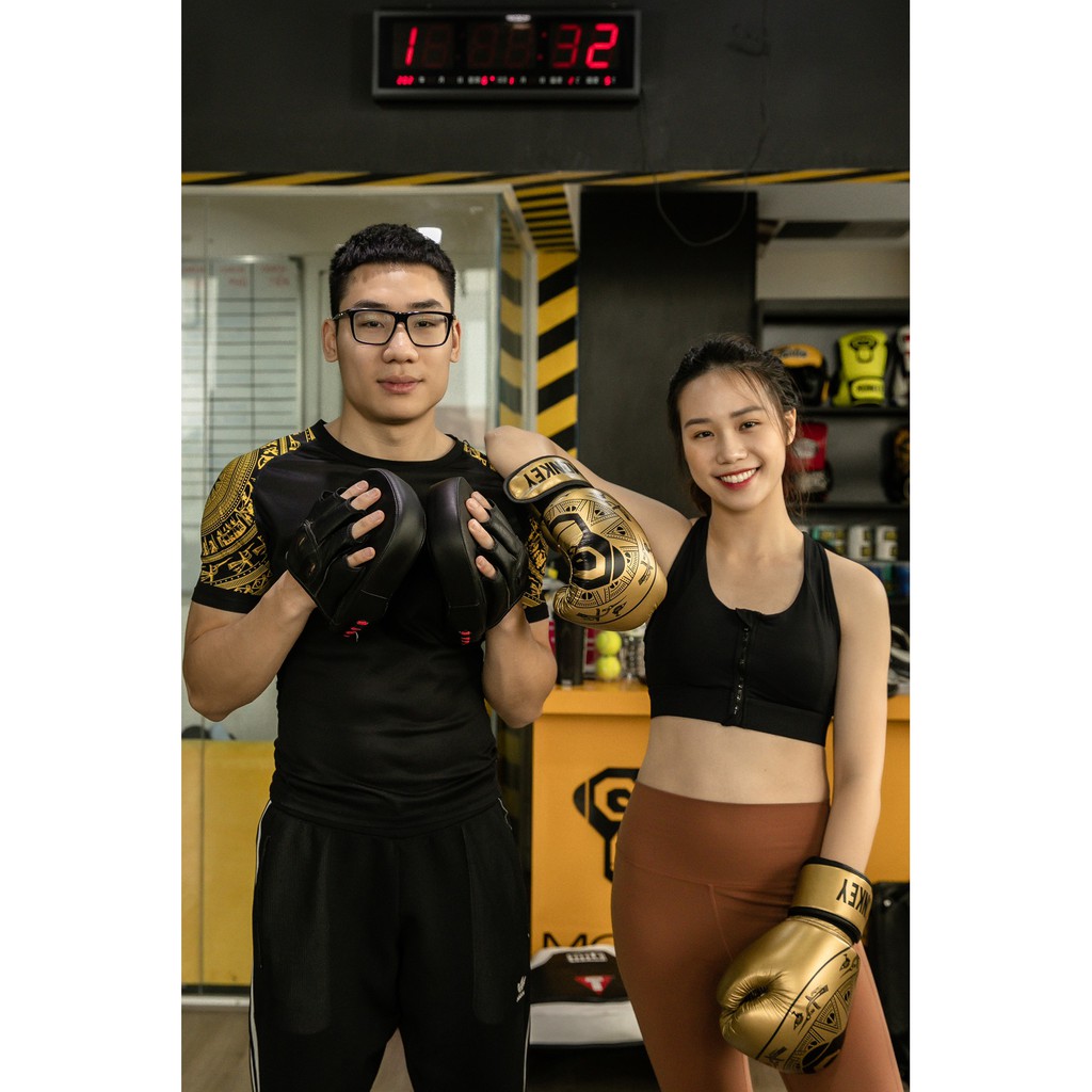 GĂNG BOXING MONKEY TRỐNG ĐỒNG MÀU ĐEN