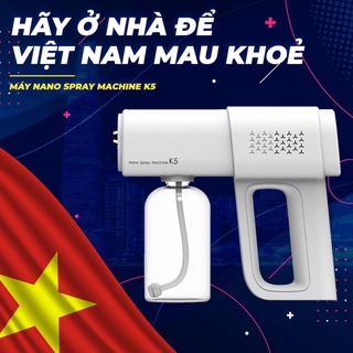 💥 Súng phun khử khuẩn Nano K5, Máy xịt khử khuẩn cầm tay Máy diệt khuẩn Nano thế hệ mới