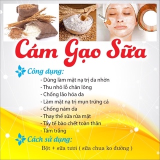 Bột Tinh Cám Gạo Sữa handmade 100%