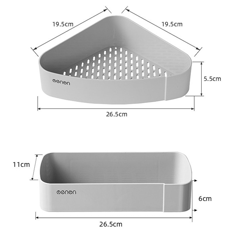 Kệ dán tường nhà tắm không cần khoan Oenon HT828