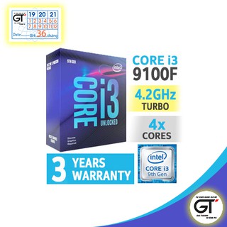 Cpu core i3-9100f fullbox chính hãng/tray new