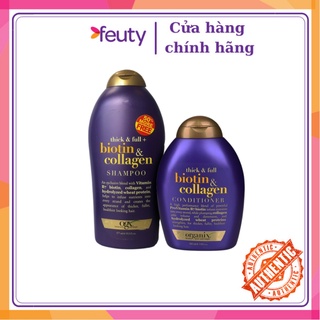Bộ Gội Xả  Biotin & Collagen  OGX Làm Dày Tóc(385ml_577ml)