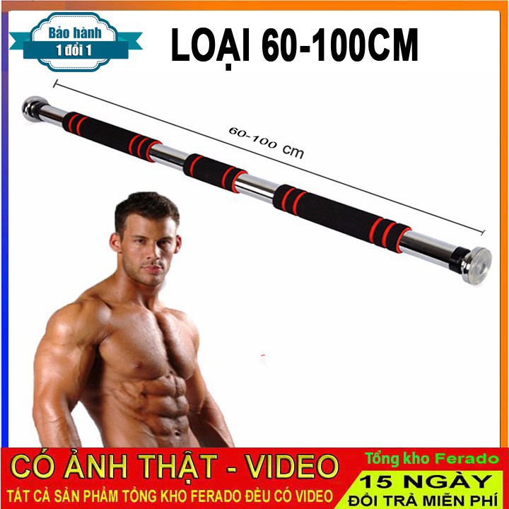 Xà Đơn Treo Tường 80 - 130 cm