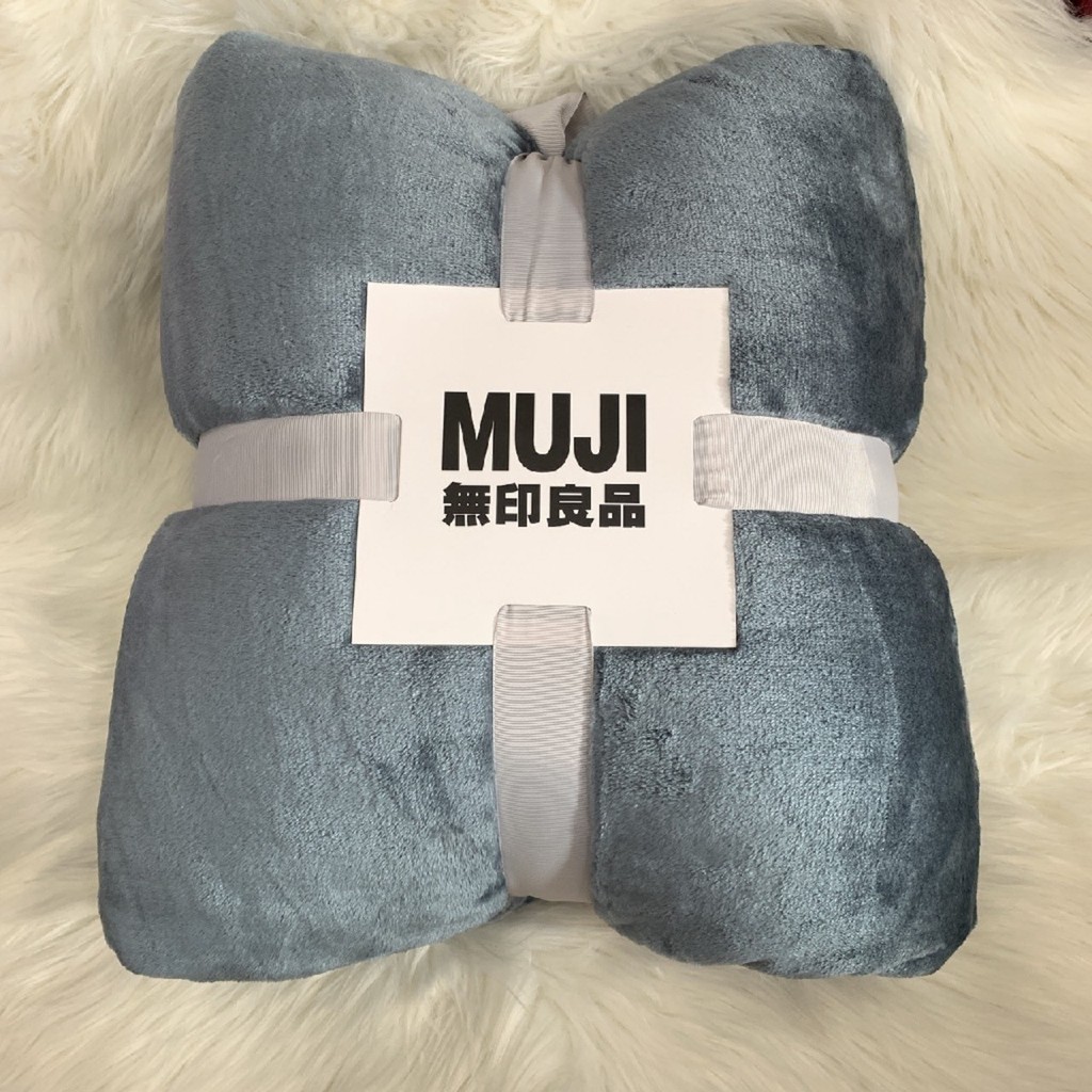 Chăn Lông tuyết Muji siêu mềm mịn cao cấp 1,8kg