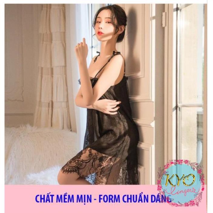 [Mịn - Đẹp - LOẠI I] ♥Ảnh Thật♥4 màu Váy Ngủ Xuyên Thấu B1023 Đầm Công Chúa Voan Ren Cao Cấp Quảng Châu