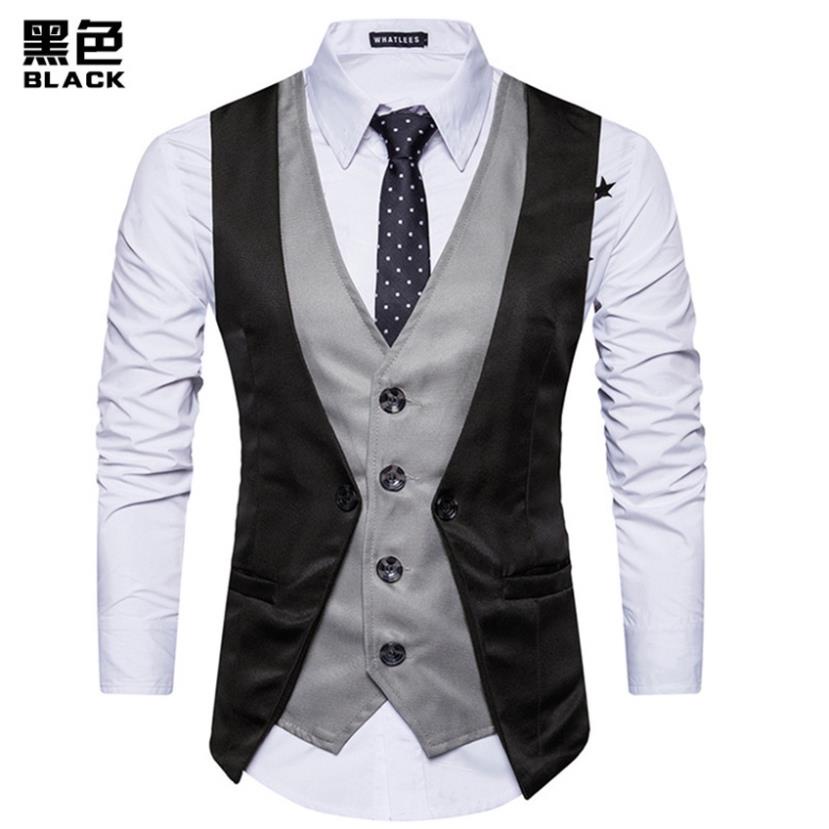 Áo Gile Nam Áo Gile phối màu nổi bật dễ phối đồ chất liệu vải Polyester, phù hợp với thời tiết Hè thu mã N43 .