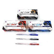 Bút bi thiên long - hộp 20 bút bi thiên long ngòi 0,5mm - TL027 - màu đen/đỏ/xanh - văn phòng phẩm HOKAMI STORE