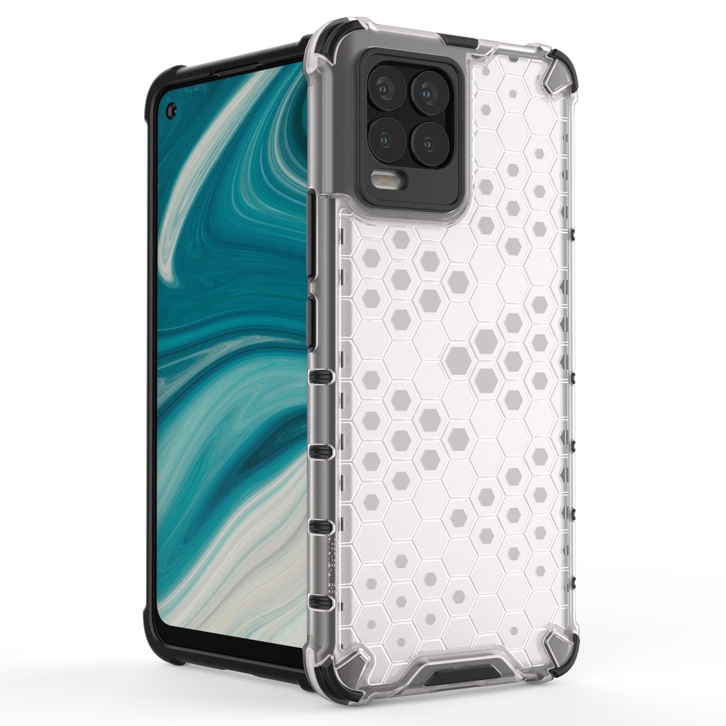 Ốp lưng Oppo Realme 8 4G / Realme 8 Pro chống sốc vân tổ Ong cao cấp siêu bền