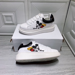 [FULLBOX] Giày Thể Thao Nữ Tăng Chiều Cao MC Thêu Hình Mickey Mouse
