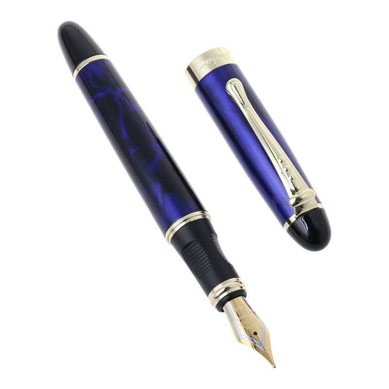 ONE  Jinhao X450 Luxury Men's Fountain Pen Business Student 0.5mm Extra Fine Nib Calligraphy Office Supply Writing Tool