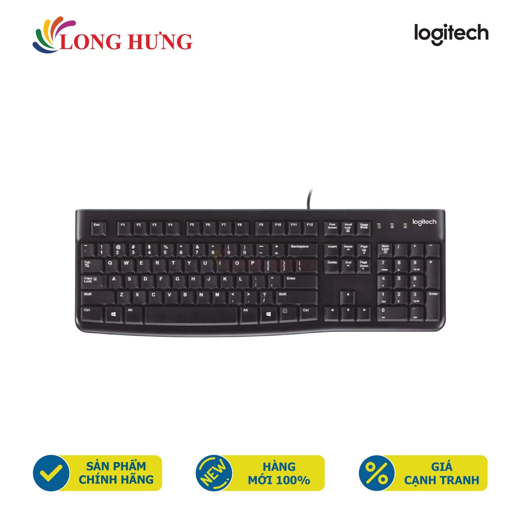 Bàn phím có dây Logitech K120 - Hàng chính hãng