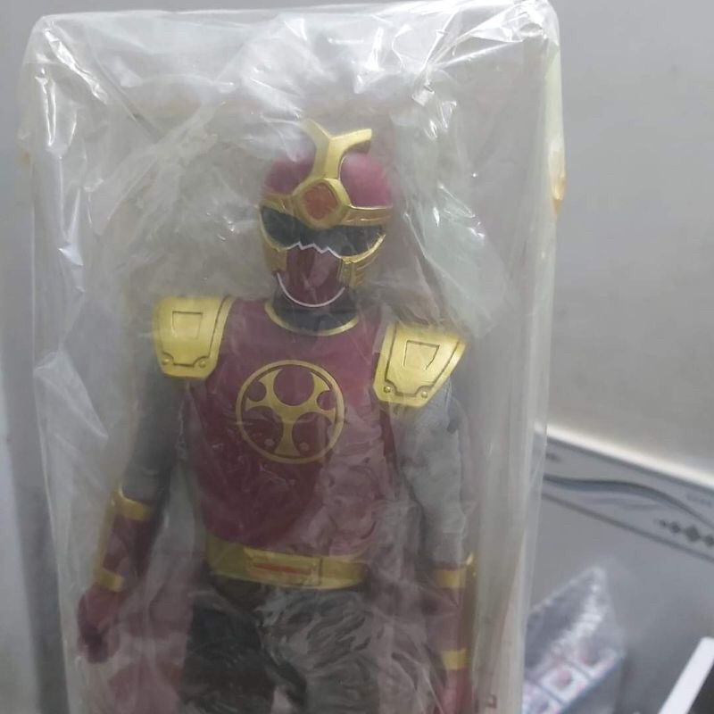 Mô hình đồ chơi Sofubi (fullbox) Siêu nhân cuồng phong mới 99% 🇯🇵 -Gouraiger-Oanh lôi hiệp (trấn lôi hiệp)