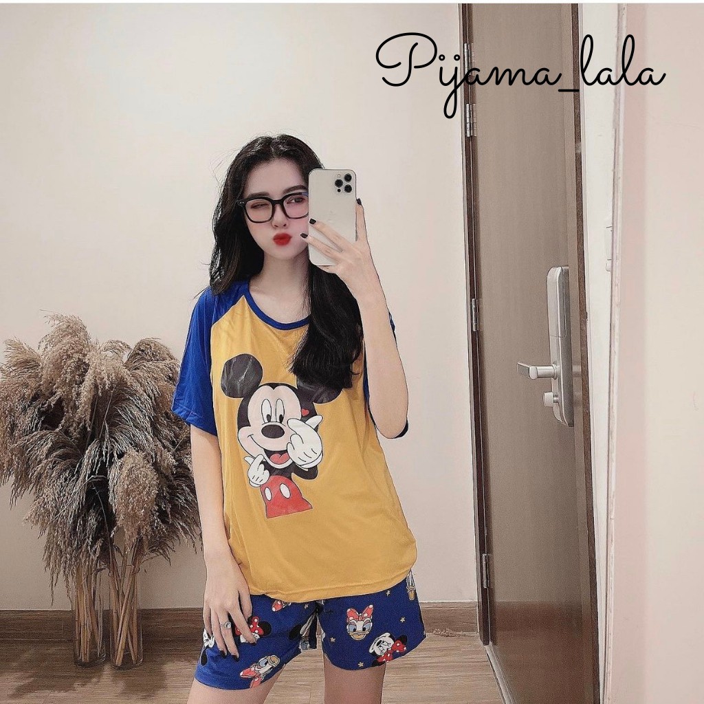 🌹Bộ Ngủ Đẹp 🌹 Bộ Mặc Nhà Nữ Cộc Tay Chất Cotton Siêu Mát Họa Tiết Hình Thú Xinh Xắn Ngộ Nghĩnh 03 | BigBuy360 - bigbuy360.vn