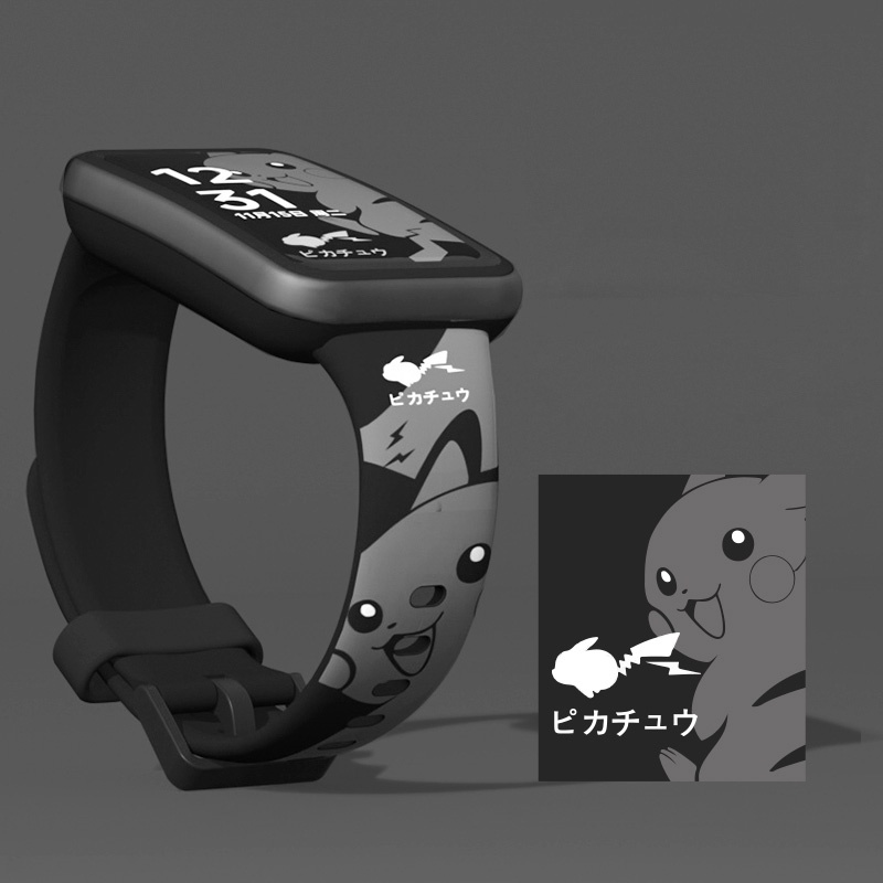 Dây Đeo Thay Thế Bằng Silicone Mềm In Họa Tiết Hoạt Hình Cho Xiaomi Mi Band 7 Pro / 7pro