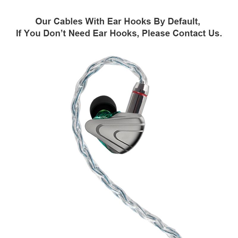 Dây Cáp Tai Nghe Mạ Bạc 5N 8 Lõi Màu Bạc