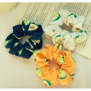 Cột tóc Scrunchies, dây buộc tóc, chun cột tóc hoa quả dễ thương (Fullbox)