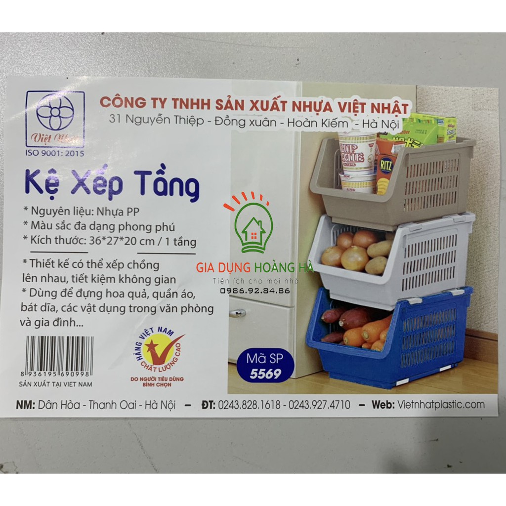 Kệ xếp tầng thông minh nhà bếp Việt Nhật - MS 5569