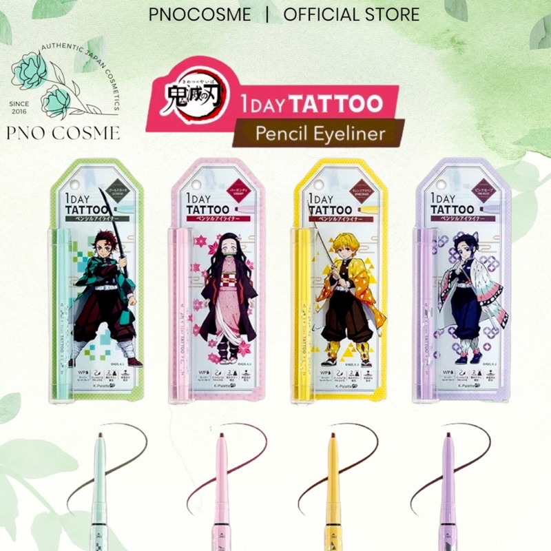 Bút kẻ mắt gel Eyeliner K-Palette 1DAY TATTOO x Kimetsu no Yaiba